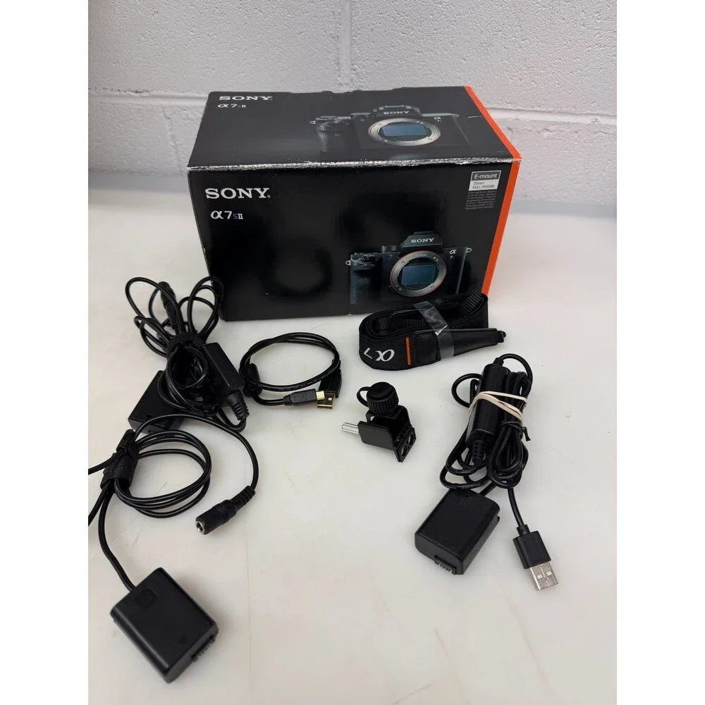 Sony Alpha a7S II Mirrorless Digital Camera BODY ONLY W/3 Batteries *USED*